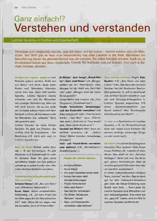 Vorschauseite 1: Ganz einfach!? Verstehen und verstanden werden