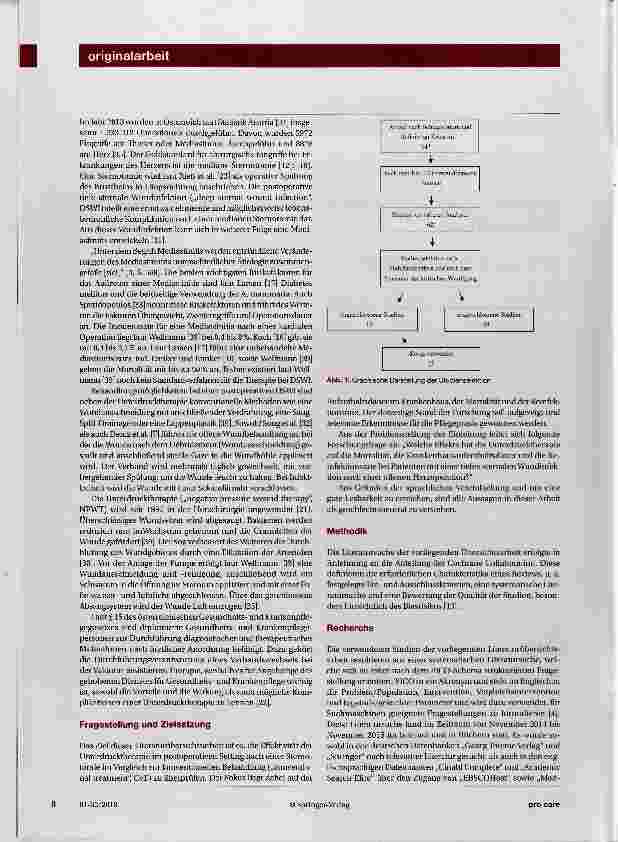 Vorschauseite 2: Unterdrucktherapie bei Mediastinitis nach einer offenen Herzoperation Eine systematische Literaturübersichtsarbeit