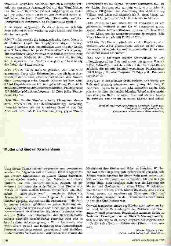 Vorschauseite 2: Pflege eines Kindes mit Verbrennungskrankheit