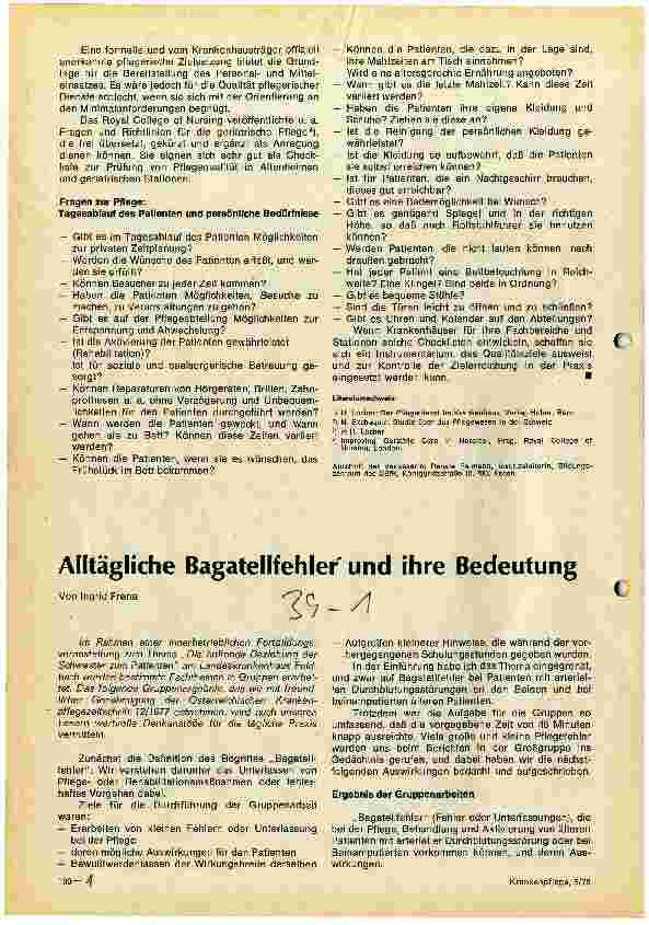 Vorschauseite 3: Probleme der Bestimmung und Messung von Pflegequalität