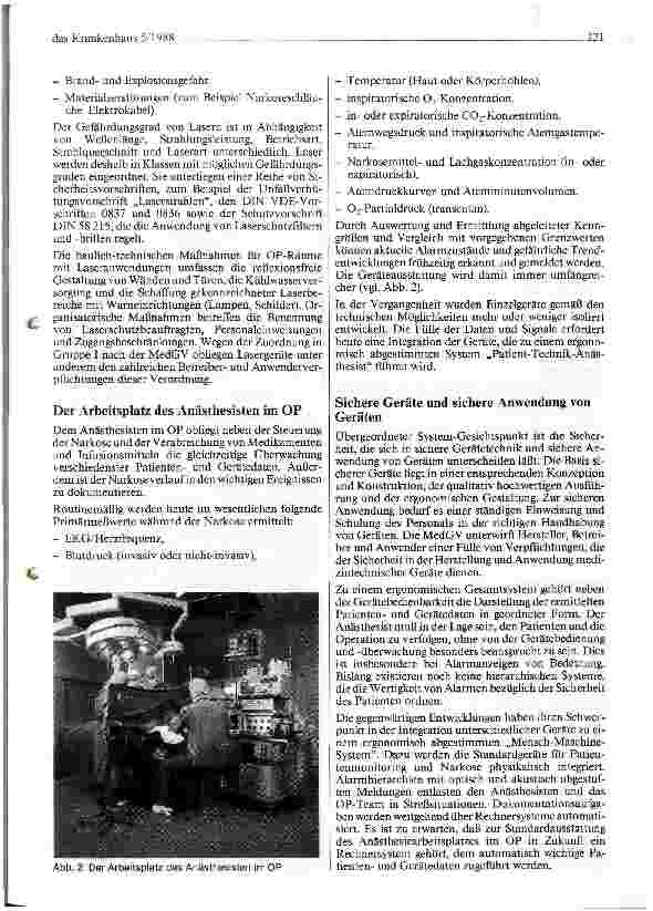 Vorschauseite 3: Moderne Technik im OP-Raum