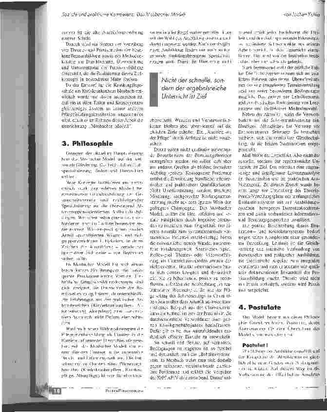 Vorschauseite 2: Soziale und praktische Kompetenz: Das Mosbacher Modell