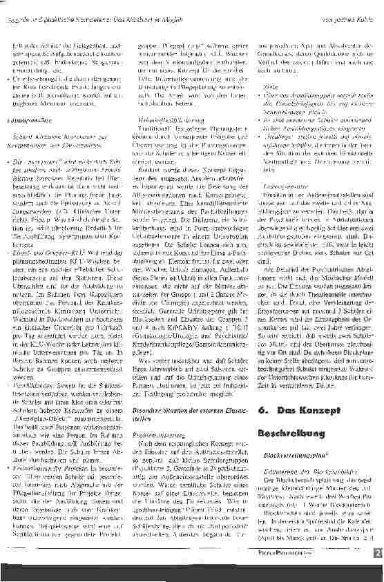 Vorschauseite 5: Soziale und praktische Kompetenz: Das Mosbacher Modell