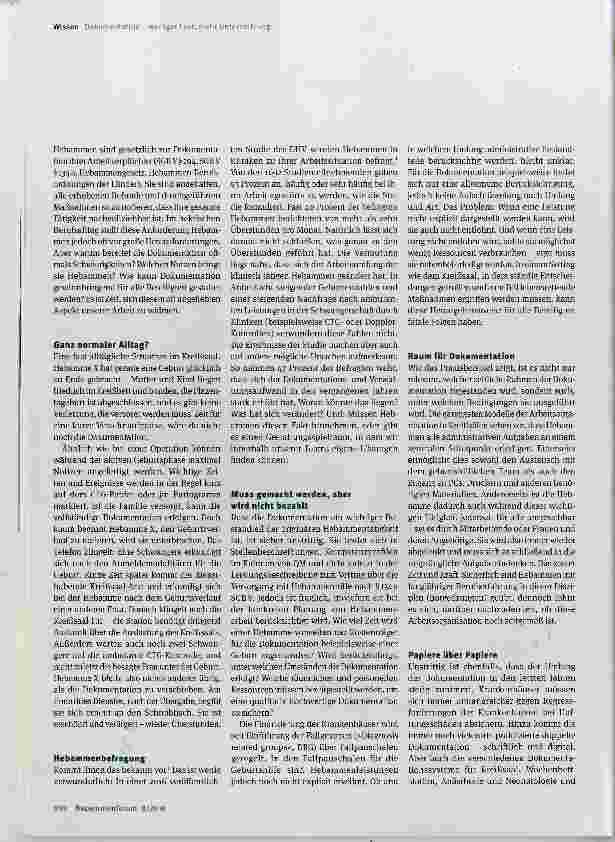 Vorschauseite 2: Die Dokumentation: Plädoyer für einen Imagewechsel