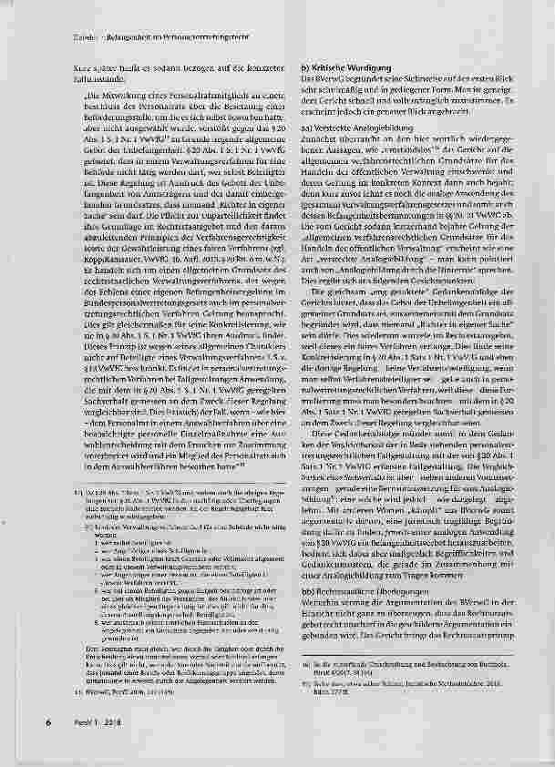 Vorschauseite 3: Befangenheit im Personal- Vertretungsrecht