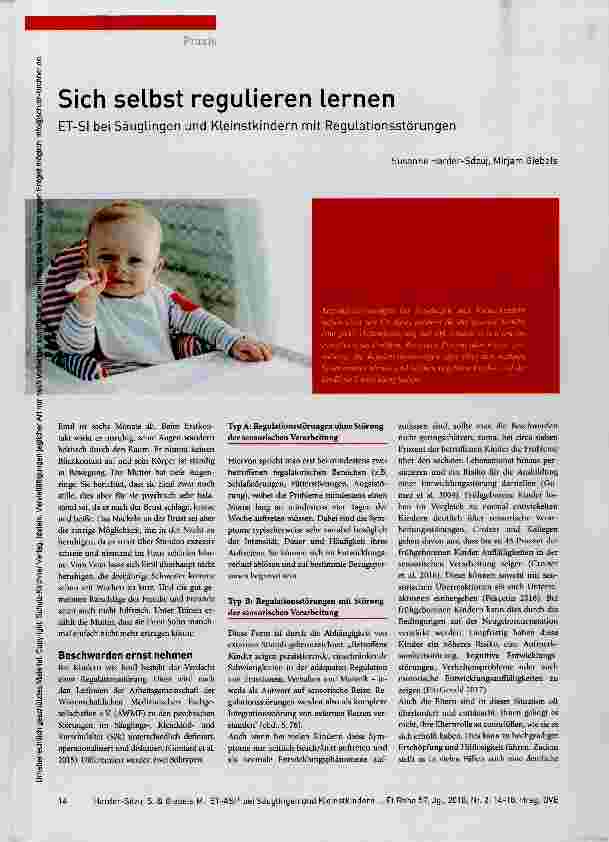 Vorschauseite 1: Sich selbst regulieren lernen