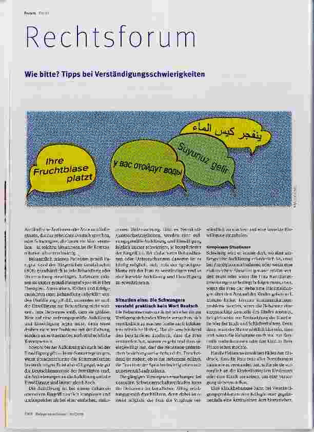 Vorschauseite 1: Wie bitte? Tipps bei Verständigungsschwierigkeiten