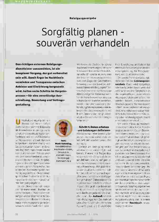 Vorschauseite 1: Sorgfältig planen souverän verhandeln