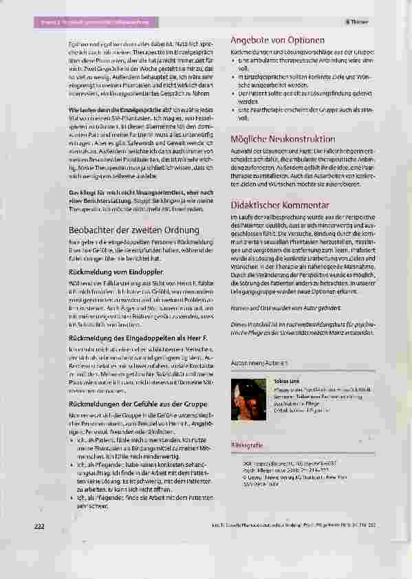 Vorschauseite 4: Sexuelle Phantasien statt echter Bindung?