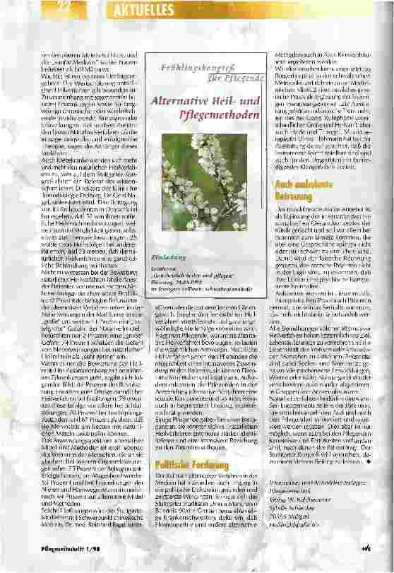 Vorschauseite 2: Die Gebildeten stellen den größten Anteil der Anhänger Natürliche Heilmethoden im Zahlenspiegel