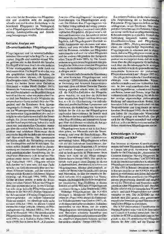 Vorschauseite 2: Pflegediagnosen und International Classification for Nursing Practice (ICNP) Eine Analyse von Klassifikationssystemen in der Pflege
