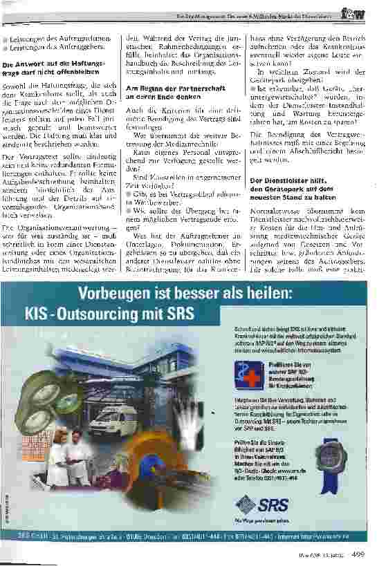 Vorschauseite 4: Facility-Management: Der neue 6-Milliarden-Markt der Dienstleister Trotz aller Risiken die Chancen der Partnerschaft mit Dritten