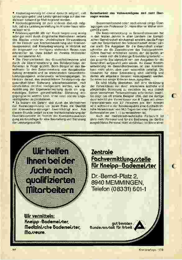 Vorschauseite 4: Kostenentwicklung im Gesundheitswesen - ein internationales Problem