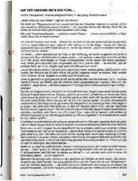 Vorschauseite 1: Auf der anderen Seite der Türe. .
