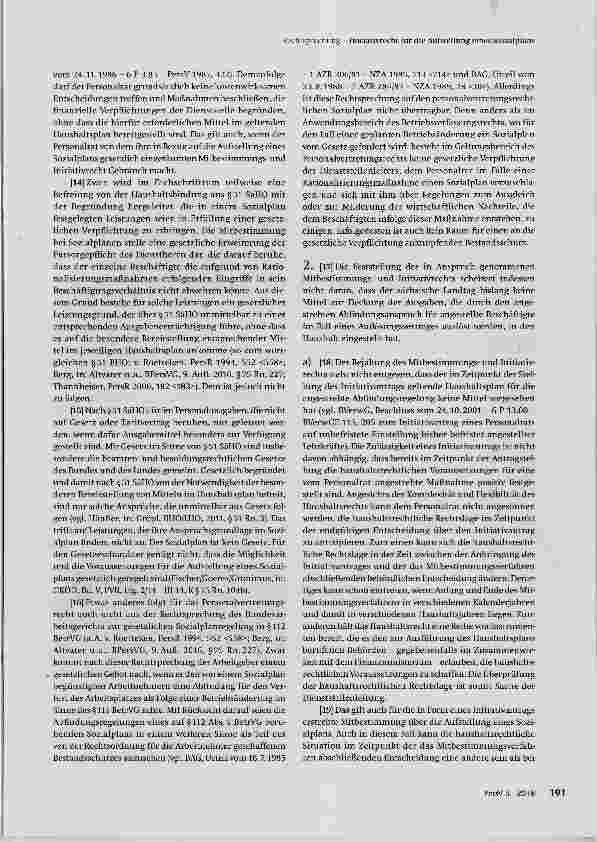 Vorschauseite 3: Initiativrecht für die Aufstehung eines Sozialplans