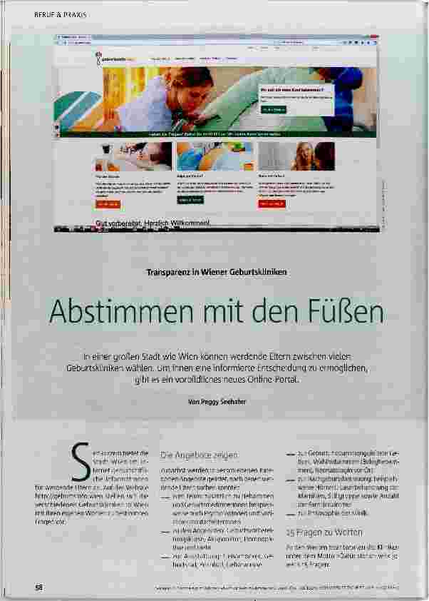 Vorschauseite 1: Abstimmen mit den Füßen