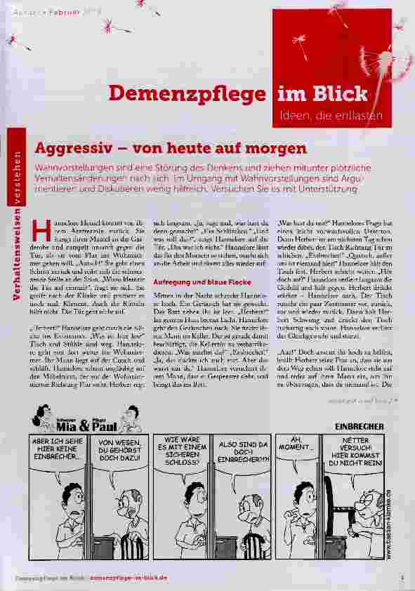 Vorschauseite 1: Aggressiv von heute auf morgen