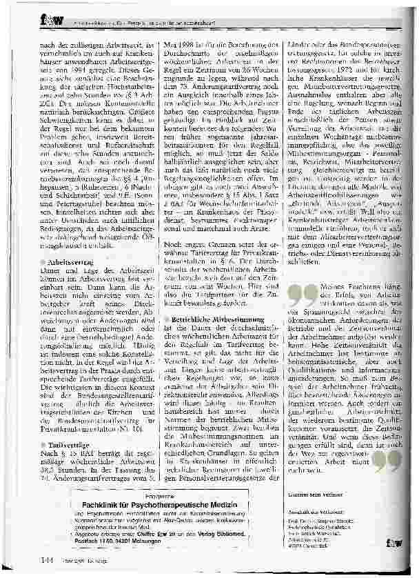 Vorschauseite 4: Zeitsparbuch & Arbeitszeitkonten: Eine Perspektive auch für das Krankenhaus? Auf dem Weg zur ergebnisorientierten Arbeit.