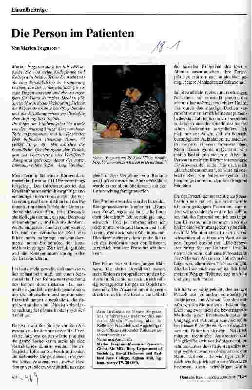 Vorschauseite 1: Die Person im Patienten