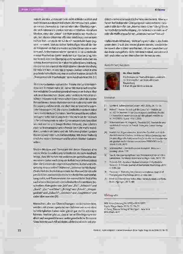 Vorschauseite 3: Nicht erfolgreich, sondern lebenswert altern