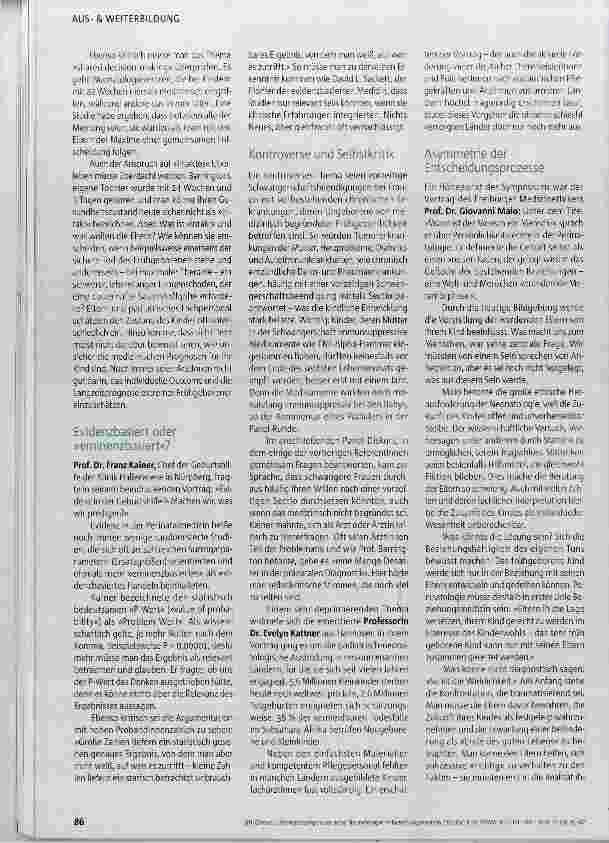 Vorschauseite 2: Neonatologie ist Beziehungsmedizin