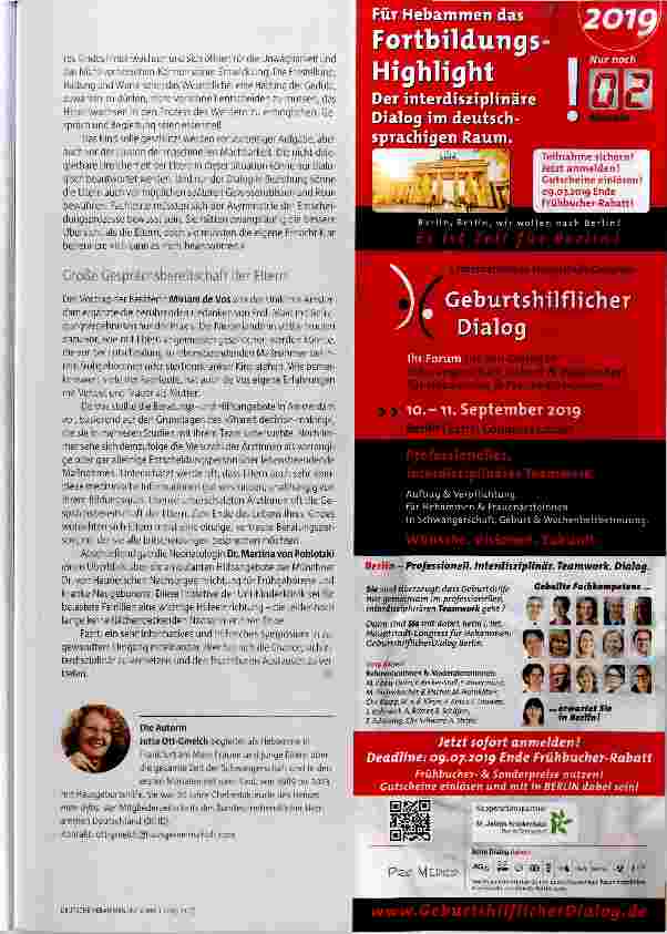 Vorschauseite 3: Neonatologie ist Beziehungsmedizin