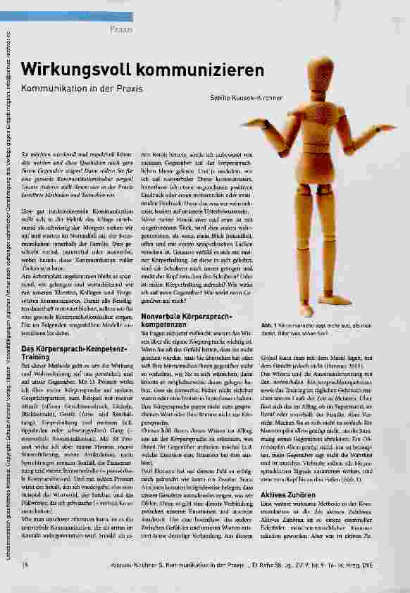 Vorschauseite 1: Wirkungsvoll kommunizieren