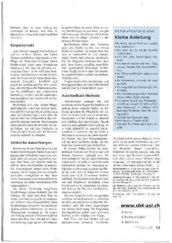 Vorschauseite 4: Pflege mit und ohne Worte