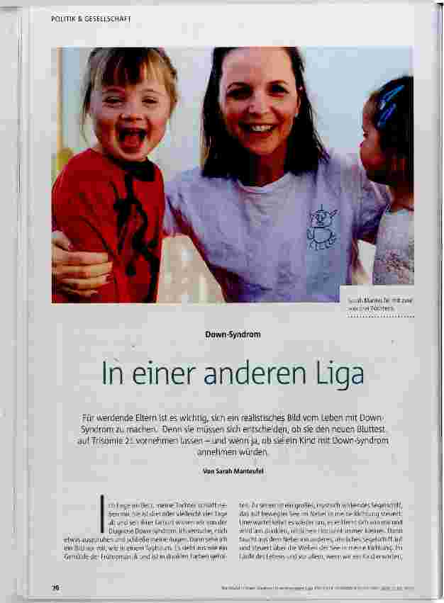 Vorschauseite 1: In einer anderen Liga