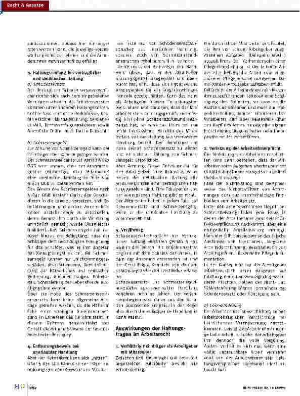 Vorschauseite 2: Wann haftet der Heimträger?