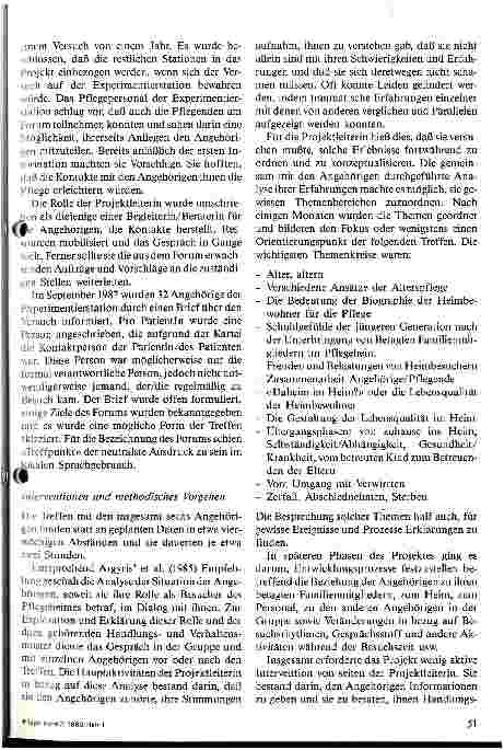 Vorschauseite 3: Projekt Treffpunkt Ein Aktionsforschungsprojekt in einem Pflegeheim