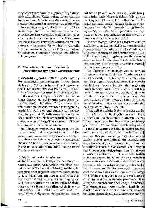 Vorschauseite 4: Projekt Treffpunkt Ein Aktionsforschungsprojekt in einem Pflegeheim