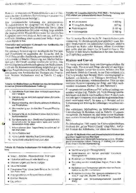 Vorschauseite 5: Kostensparende und umweltfreundliche Verhütung und Bekämpfung von Krankenhausinfektionen