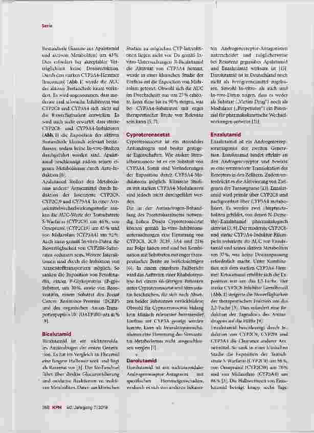 Vorschauseite 2: Das Interaktionspotenzial der Antiandrogene