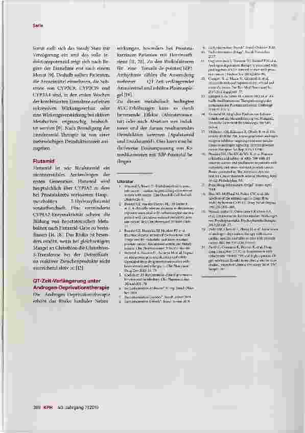 Vorschauseite 3: Das Interaktionspotenzial der Antiandrogene