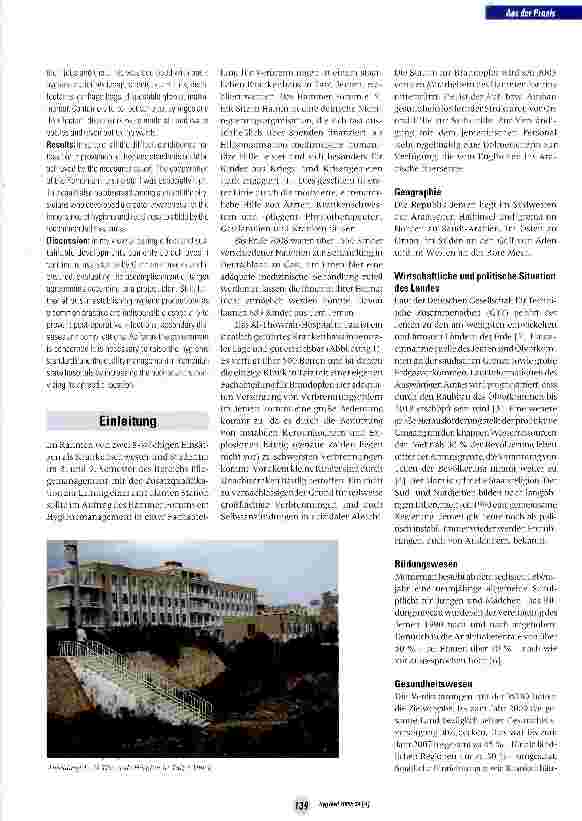 Vorschauseite 2: Etablierung eines Hygienemanagements auf einer Station für Verbrennungen in einem staatlichen Krankenhaus in Taiz/ Jemen