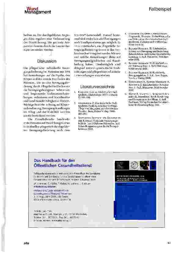 Vorschauseite 4: Fallstudie: Kinästhetisch orientierte Bewegungsförderung bei Patienten mit Diabetischem Fußsyndrom