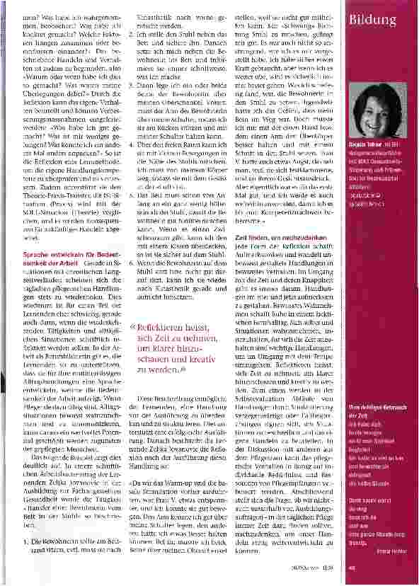 Vorschauseite 2: Die Zeit anhalten und reflektieren