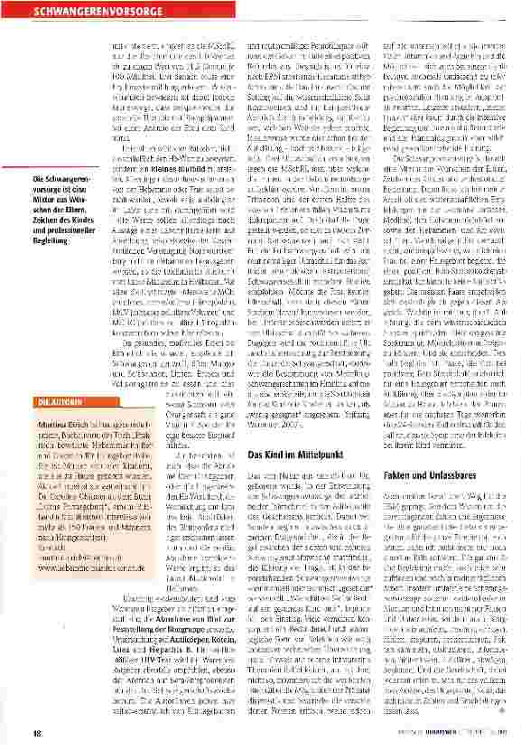 Vorschauseite 4: Vorsorge zwischen Evidenz und Intuition