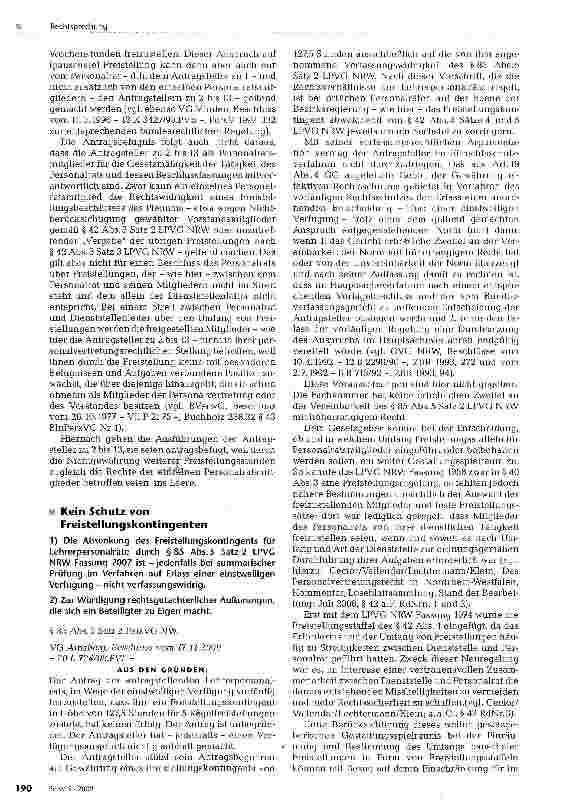 Vorschauseite 2: Legitimation im Streit um Freistellungen