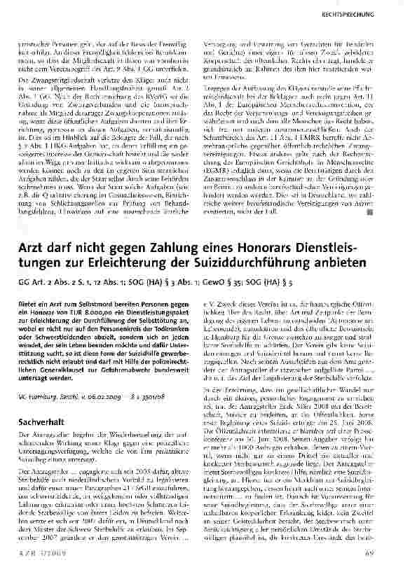 Vorschauseite 2: Pflichtmitgliedschaft in der Ärztekammer ist verfassungsgemäß