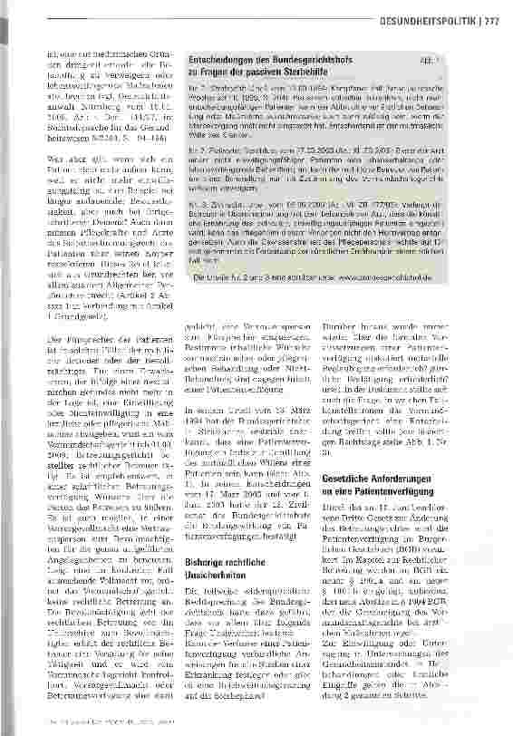 Vorschauseite 2: Mehr Selbstbestimmung, mehr Verantwortung