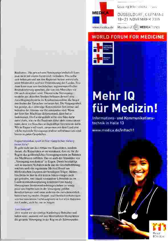Vorschauseite 4: Neue Wege in Siegen