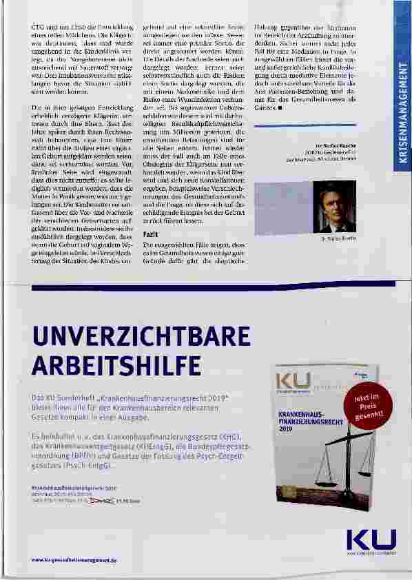 Vorschauseite 3: Gespräch statt Klage