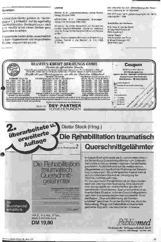 Vorschauseite 5: Medizinische Gerätekunde 7. Folge: Hämodialyse-Geräte