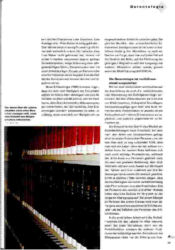 Vorschauseite 2: Altwerden und Altsein Was sagt die Soziale Gerontologie?