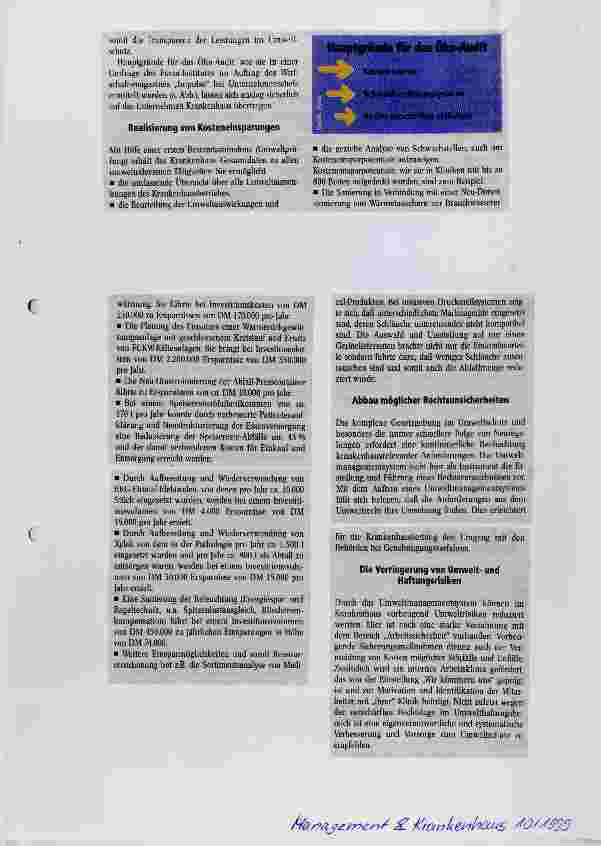 Vorschauseite 2: Kosteneinsparung durch Öko-Management