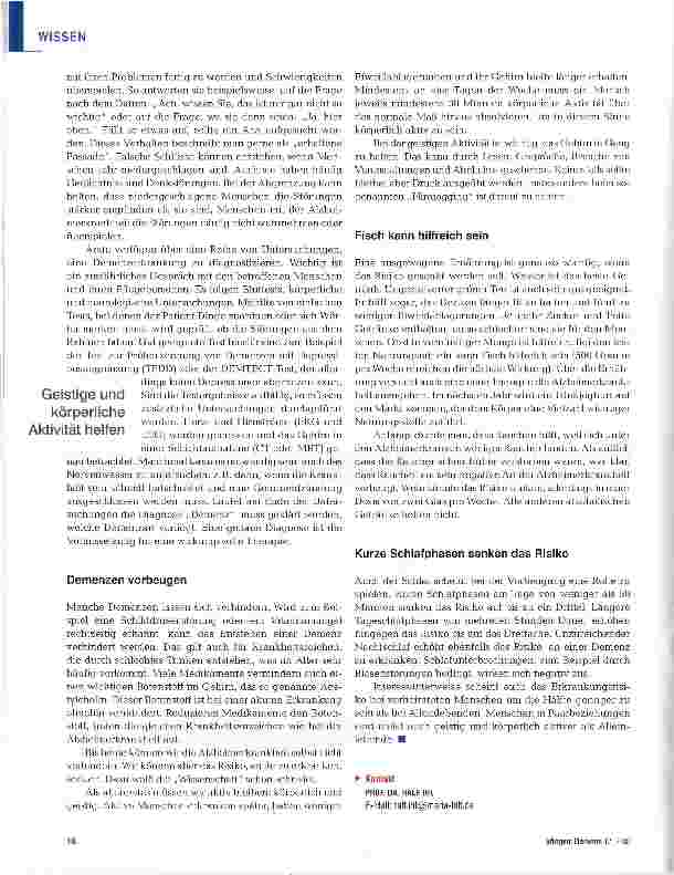 Vorschauseite 3: Demenzen