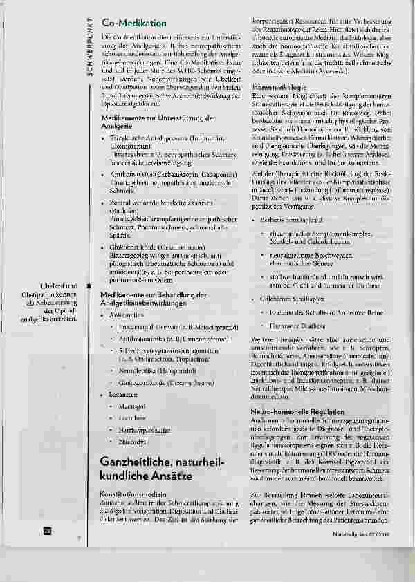 Vorschauseite 3: Schmerz und seine Bedeutung für die Naturheilkunde
