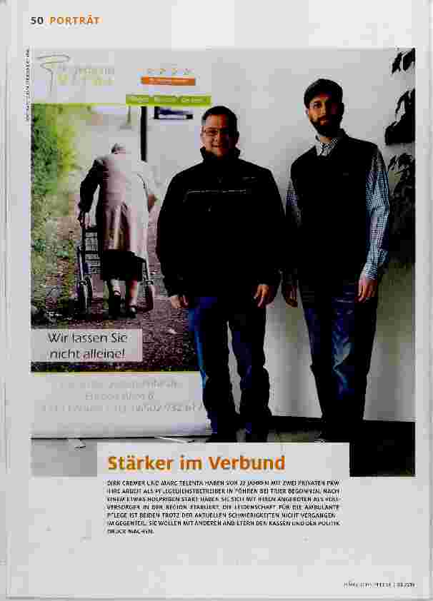 Vorschauseite 1: Stärker im Verbund